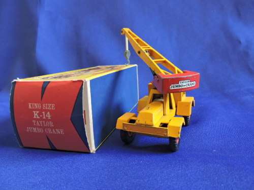 Matchbox King Size K-14 TAYLOR JUMBO CRANE like Dinky Toy