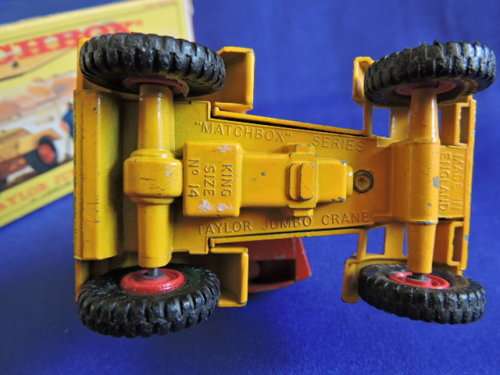 Matchbox King Size K-14 TAYLOR JUMBO CRANE like Dinky Toy