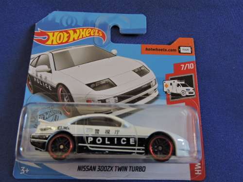 Hot Wheels NISSAN 300ZX Twin Turbo ( Police )...Like Datsun.