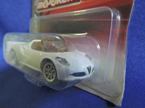 Majorette ALFA ROMEO 4c (White) like Hot Wheels...