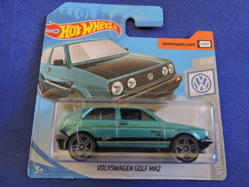 Hot Wheels Volkswagen VW Golf MK2 (Green)