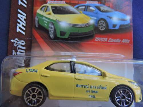 Majorette TOYOTA COROLLA Thai Taxi (Full Yellow) like Hot Wheels.....
