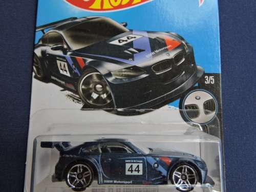 Hot Wheels BMW Z4 M Motorsport ( Blue ) Long Card  #  HW BLOW OUT SALE  #