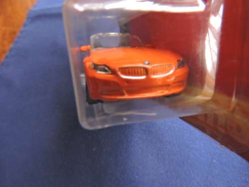Majorette BMW Z4 Roadster Hood Down ( Orange ) Like Hot Wheels