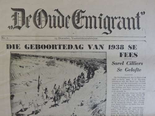 Vintage Tabloid De Oude Emigrant Newspaper (Issue 1-4) Voortrekker Africana.BOERE KOERANT