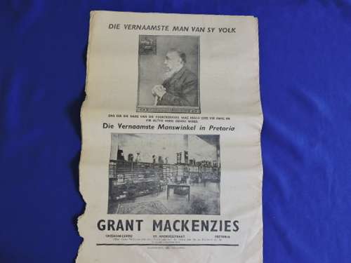Vintage Tabloid De Oude Emigrant Newspaper (Issue 1-4) Voortrekker Africana.BOERE KOERANT