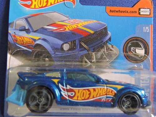 Hot Wheels FORD Mustang (Blue HW Race Team)