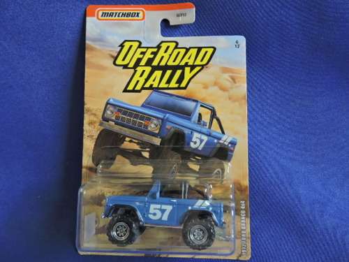 Matchbox Off Road Rally FORD Bronco 4x4 PICK UP  # BAKKIE BONANZA #  like Hot Wheels..
