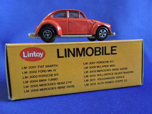 Lintoy Volkswagen VW 1200 LS Mint in Box like Hot wheels and Matchbox..