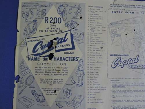 Vintage Christmas Crackers  C1961