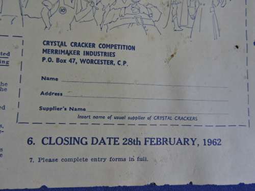 Vintage Christmas Crackers  C1961
