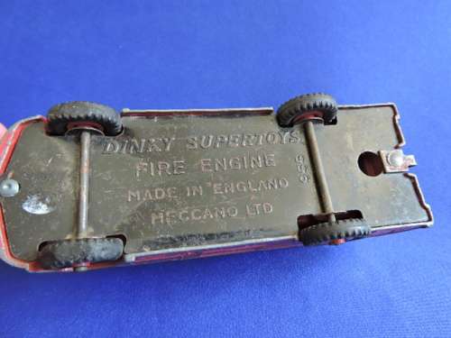 DINKY SUPERTOYS 955 Fire Engine Meccano Ltd  like Corgi Toys