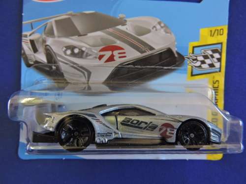 Hot Wheels FORD GT Race ( Silver Borla 78 )..