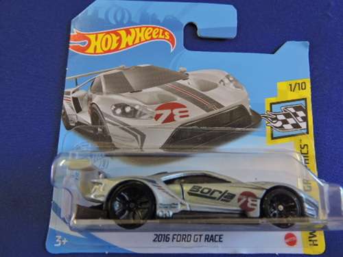 Hot Wheels FORD GT Race ( Silver Borla 78 )..