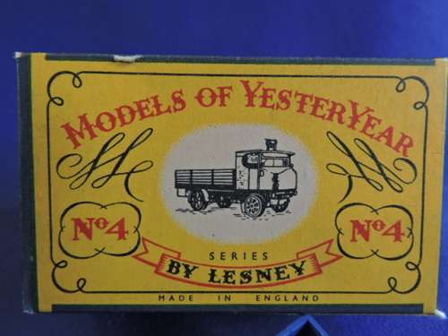 Matchbox Models of Yesteryear series by Lesney No4 Sentinel Steam Wagon Sand and Gravel Supplies
