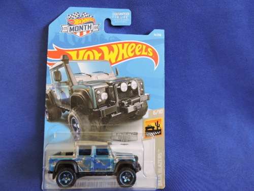 Hot Wheels Land Rover Defender 110 Double Cab ( Zamac Blue Silver Camo)  # BAKKIE BONANZA #........