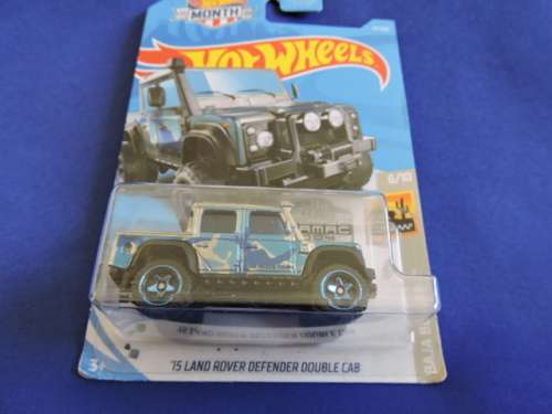 Hot Wheels Land Rover Defender 110 Double Cab ( Zamac Blue Silver Camo)  # BAKKIE BONANZA #........