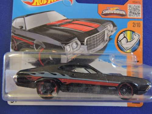Hot Wheels FORD Grand Torino Sport ( Black Red stripe ) # HW BLOW OUT SALE #