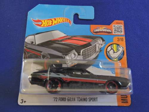 Hot Wheels FORD Grand Torino Sport ( Black Red stripe ) # HW BLOW OUT SALE #