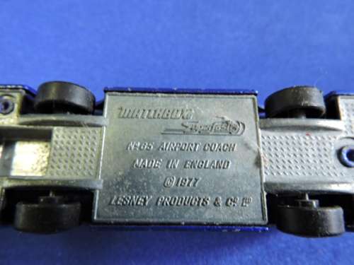 Matchbox Superfast 65 AIRPORT COACH Bus Lesney (American Airlines) like Hot Wheels