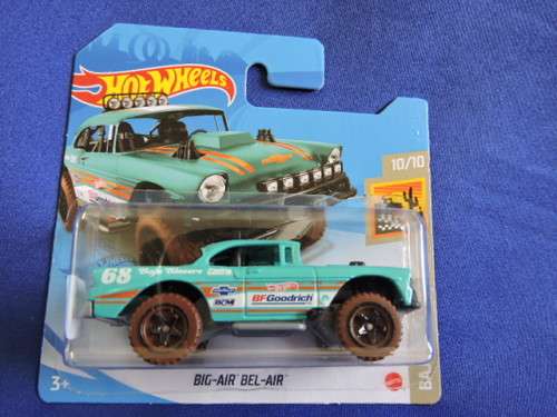 Hot Wheels CHEVY CHEVROLET BIG-AIR BEL-AIR  ( Green ) # BLOW OUT CHEVY SALE #...