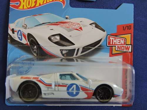 Hot Wheels FORD GT 40 ( White #4 )  #  HW BLOW OUT SALE  #