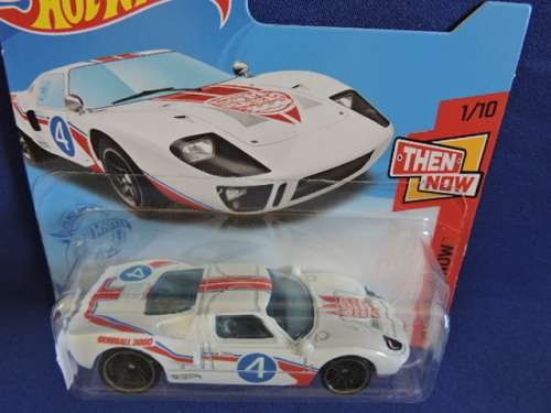 Hot Wheels FORD GT 40 ( White #4 )  #  HW BLOW OUT SALE  #