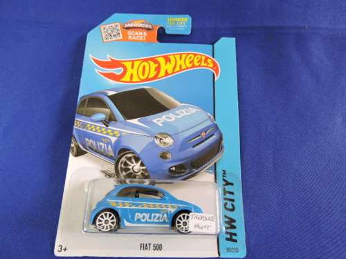 Hot Wheels FIAT 500 ( Polizia ) Treasure Hunt....