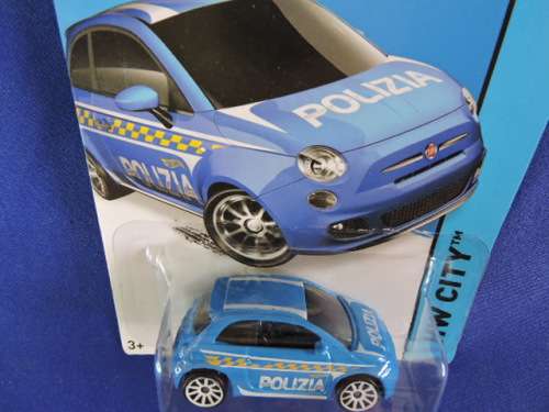 Hot Wheels FIAT 500 ( Polizia ) Treasure Hunt....