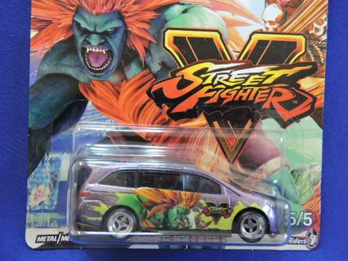 Hot Wheels HONDA ODYSSEY 5/5 ( Capcom STREET FIGHTERS ) with real rider tyres  # HW BLOW OUT SALE #