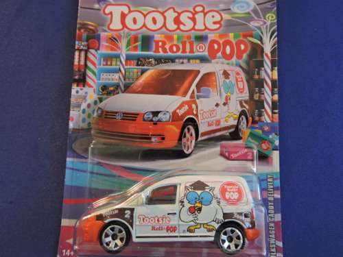 Matchbox VOLKSWAGEN VW CADDY Delivery ( TOOTSIE Roll and Pop ) Like Hot Wheels....
