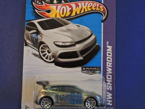 Hot Wheels Volkswagen VW SCIROCCO GT 24 ( ZAMAC ) Long Card......