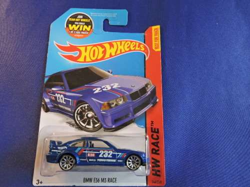 Hot Wheels BMW M3 ( E36 Purple #232 ).....
