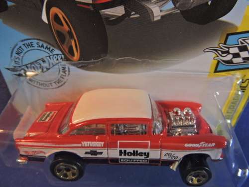Hot Wheels 55 CHEVY CHEVROLET BEL AIR ( GASSER ) # BLOW OUT CHEVY SALE # .