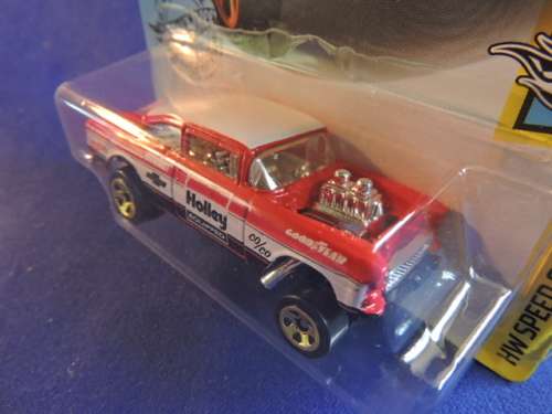 Hot Wheels 55 CHEVY CHEVROLET BEL AIR ( GASSER ) # BLOW OUT CHEVY SALE # .