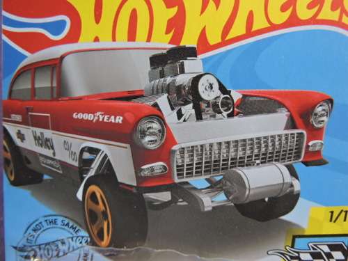 Hot Wheels 55 CHEVY CHEVROLET BEL AIR ( GASSER ) # BLOW OUT CHEVY SALE # .