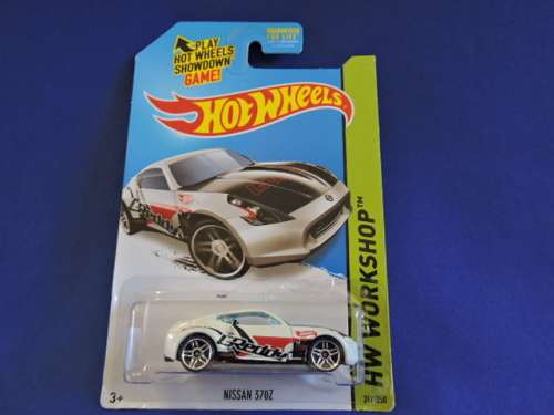 Hot Wheels NISSAN 370Z  like Datsun ( GReddy White ) Long Card...