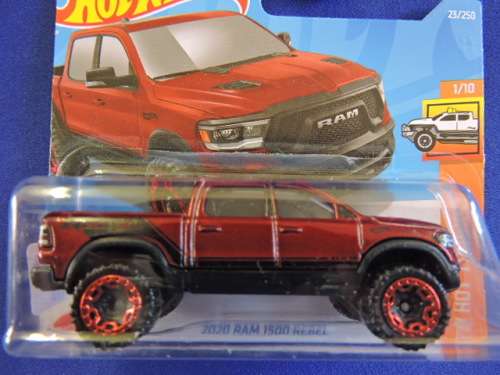 Hot Wheels DODGE RAM 1500 REBEL Pickup Bakkie ( Red ) Like Ford