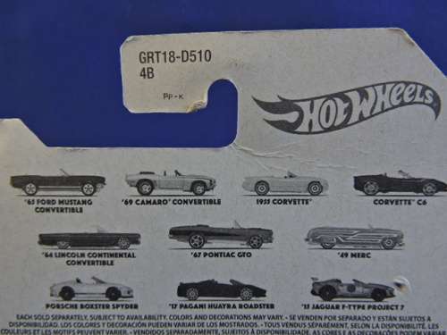 Hot Wheels PORSCHE BOXTER SPYDER ( White ) Long Card