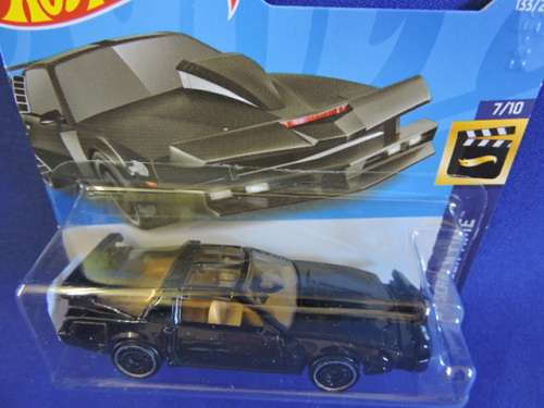 Hot Wheels Knight Rider KITT Car K.I.T.T. ( Super Pursuit Mode ) Short Card .