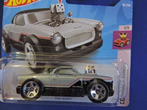 Hot Wheels THE NASH ( Silver ) Short Card .
