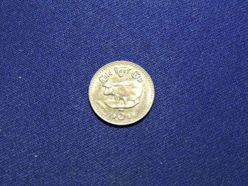 Paul Kruger Token  3d  Threepence Gold Reef City Buffalo    # Crazy Bargain Coin #