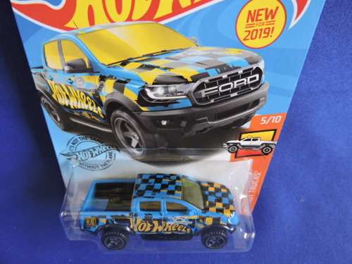 Hot Wheels FORD Ranger Raptor ( Blue ) Long Card  # BAKKIE BONANZA #..........