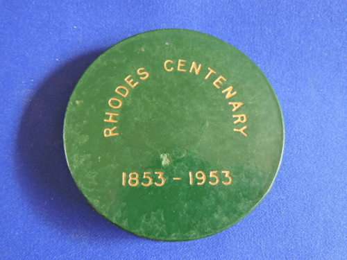 1953 Southern Rhodesia CROWN 5 Shilling Silver Coin Orignal bakerlite Case  # CRAZY BARGAIN COIN #..