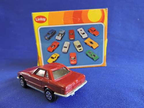 Lintoy Mercedes Benz 350 SL ( Red - Mint in box ) Like Hot wheels and Matchbox