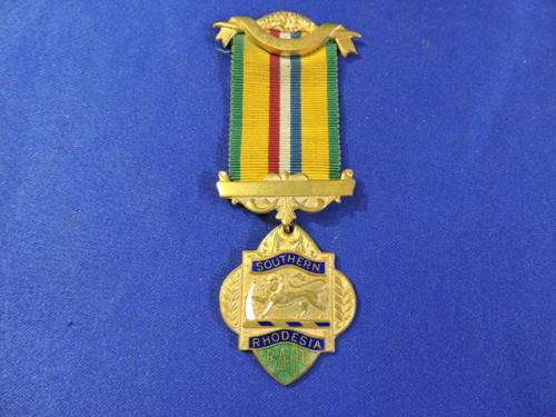 MASONIC MEDAL JEWEL  RAOB Southern Rhodesia with enameling Free Mason Item