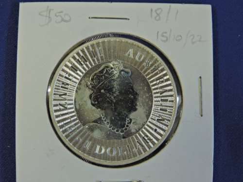 2019 $1 Dollar Australian Kangaroo 1oz  Fine Silver coin