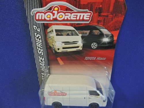 Majorette Toyota Hi Ace Panel van ( White) Long Card