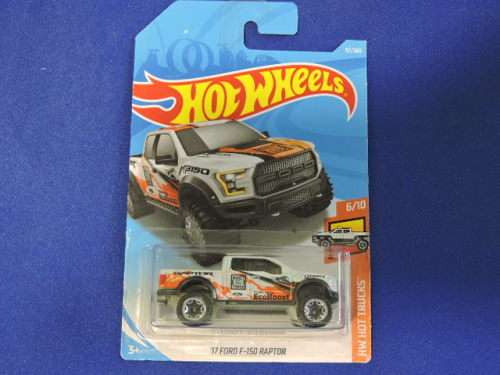 Hot Wheels FORD F-150 Raptor ( White ECO Boost ) Long Card # BAKKIE BONANZA #..