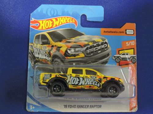 Hot Wheels FORD Ranger Raptor ( Yellow HW ) Short Card # BAKKIE BONANZA #..